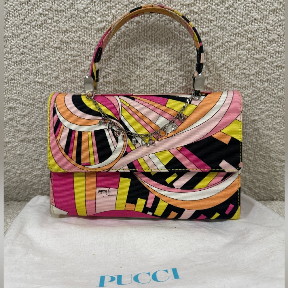 Pucci top handle bag